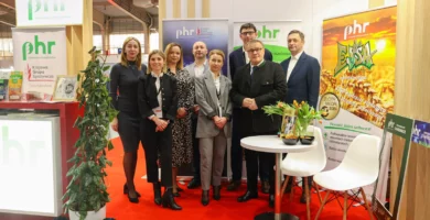 Przedstawiciele Poznańskiej Hodowli Roślin podczas wydarzenia Agro-Premiery 2025.