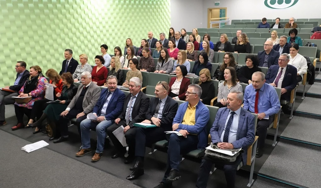 Odbiór Medalu dla Pszenicy ozimej Fuzja przez przedstawicieli Poznańskiej Hodowli Rośłin, podczas Agro Premiery 2025