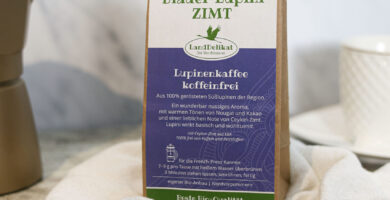Kawa bezkofeinowa z łubinu.