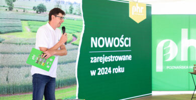 Prezentacja Nowości 2024. Na zdjęciu Sławomir Sikorski - Kierownik Regionalny PHR.